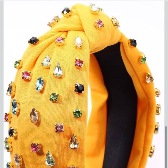 Shiraleah Embellished Yellow Headbands yellow and orange main image 9